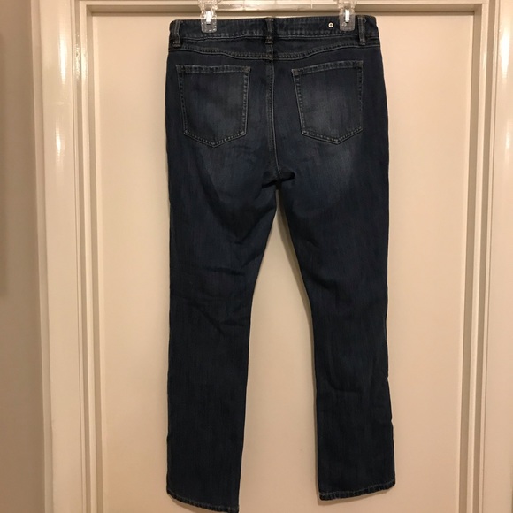 CAbi Straight Leg Blue Jeans 10 #5166 - Picture 3 of 4
